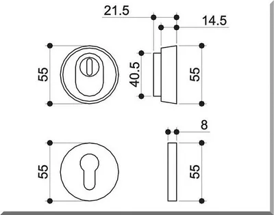 Produktbild von Schutzrosetten-Set ZA