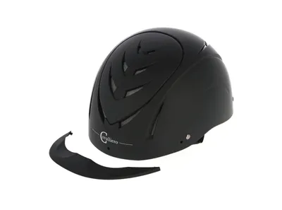 Produktbild von Covalliero Reithelm Nerron, Damen, Herren, schwarz, Umfang 55-59 cm, aerodynamisch, Helmschild, Belüftung, Insektenschutz, Disc-System