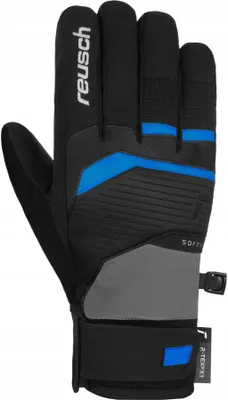 Zdjęcie produktu dla Rękawice narciarskie męskie Reusch Venom R-TEX XT, kolor: szary, niebieski