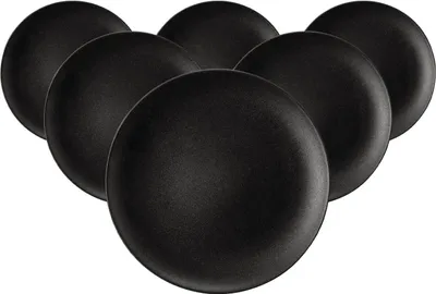 Produktbild von Seltmann Weiden Liberty Velvet Black Brotteller ø 17,7 cm 6er Set