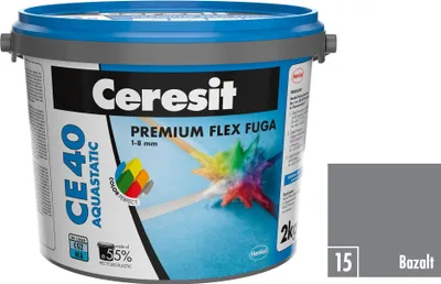 Obrázek produktu pro Ceresit Spárovací hmota CE 40 bazalt, 2 kg