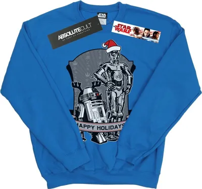 Produktbild von Star Wars - "And Holidays" Sweatshirt für Herren BI45296 (XXL) (Königsblau)