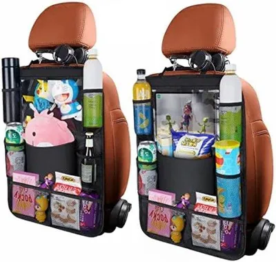 Produktbild von Wasserdichtes Auto-Organizer-Set mit Tabletthalter Schwarz