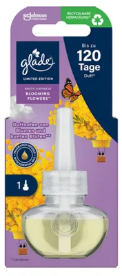 Produktbild von Glade Electric Scented Oil Duftstecker Nachfüller, Blooming Flowers, 1er Pack (1