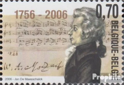 Produktbild von Briefmarken Belgien 2006 Mi 3518 (kompl.Ausg.) postfrisch Wolfgang Amadeus Mozart