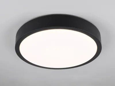 Produktbild von TRIO-Leuchten Deckenleuchte ISEO DH 40x7 cm schwarz Deckenlampe