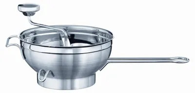 Productafbeelding van Roerzeef zeef - Roestvrij staal 18/10 - 44,5 x 23 x 19 cm - Zilver - Voor keuken en huishouden