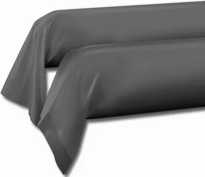 Productafbeelding van Famanu kussenslopen voor nekrol, donkergrijs, 85 x 185 cm