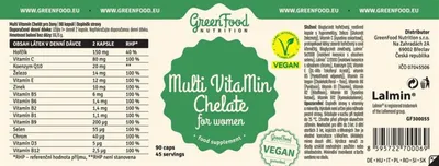 Produktbild von Multivitamin Chelat für Frauen, 90 Kapseln