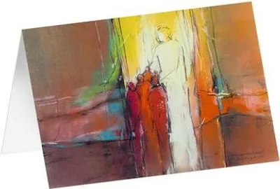 Produktbild von Engelbegleitung - Kunst-Faltkarten ohne Text (5 Stück)