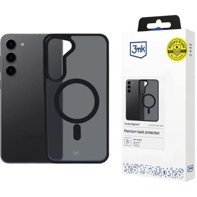 Produktbild von 3mk Schutzhülle Smoke MagCase für Samsung Galaxy S24+ Backcover kompatibel mit MagSafe