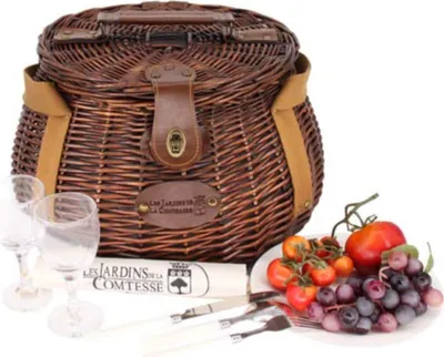 Produktbild von LES JARDINS DE LA COMTESSE Runder Picknickkorb 2 Personen Tuileries