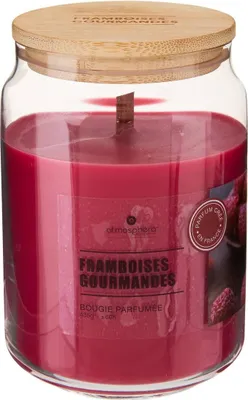 Obrázek produktu pro Vonná svíčka 435 g, vůně vikýřská, gourmand, maliny - Atmosphera créateur d'intérieur