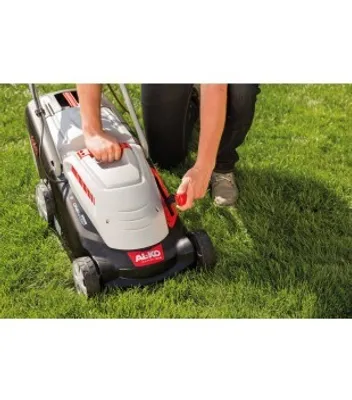 Zdjęcie produktu dla AL-KO Comfort 34 E, Kosiarka do trawnika typu push, 34 cm, 300 m², 28 - 68 mm, 37 l, 4 szt.