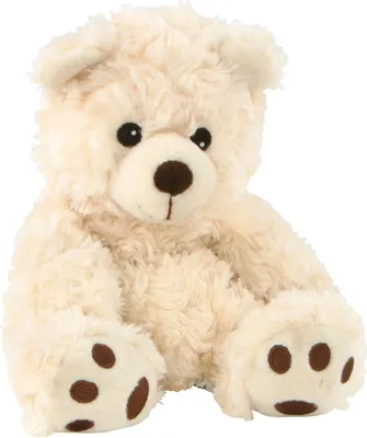 Produktbild von Habibi Plush Classic Wärmetier Bär sitzend creme Kuscheltier Wärmekissen