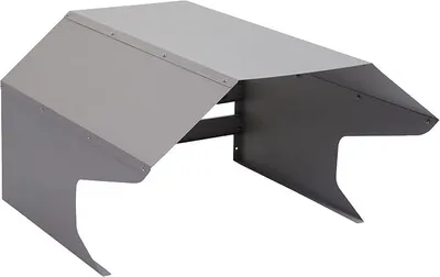 Productafbeelding van Robootmaaier garage: Afmetingen 41x60x70 cm, metaal, grijs. Overkapping voor grasmaaiers, universeel