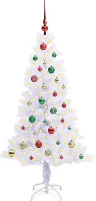 Produktbild von “2026 Modern“ Künstlicher Weihnachtsbaum Weiß 150cm PVC und Stahl - Designermöbel 885961 - Künstliche Weihnachtsbäume