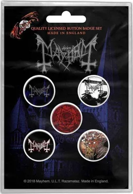 Produktbild von Mayhem De Mysteriis Dom Sathanas Badge
