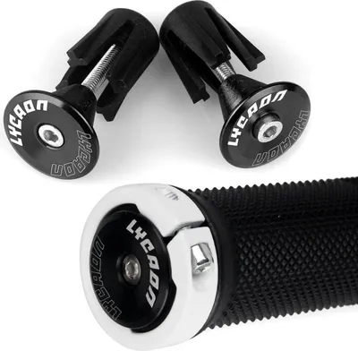 Produktbild von LYCAON Bike Lenker Griffe Gummi Aluminium Lock Dropperstütze 20-22mm 116g