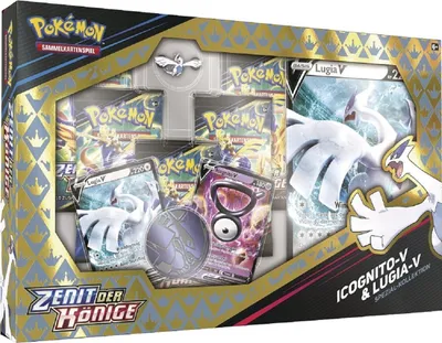 Obrázek produktu pro Pokémon: Vrchol králů – Icognito V & Lugia V – Speciální kolekce (DE)