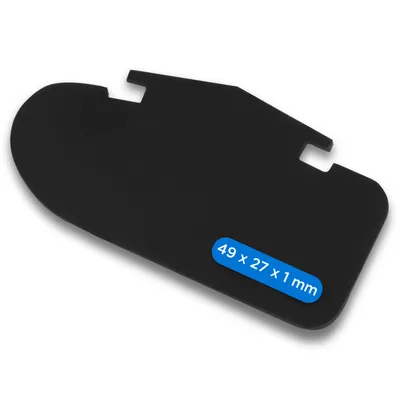 Produktbild von Rückfallschutz-Klappe passend wie Philips 996510073603 Gummiklappe für Staubsauger