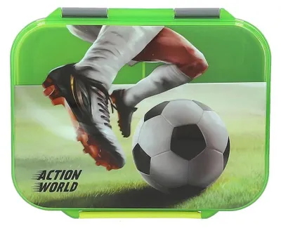 Zdjęcie produktu dla Dino World + Action 0414186, Pojemnik na lunch, Dziecko, Zielony, Polipropylen (PP), Obraz, Prostokątny