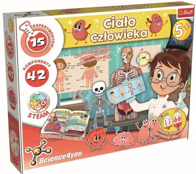 Obrázok produktu pre Science 4 You Zestaw edukacyjny Ciało człowieka Trefl