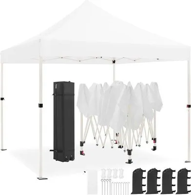 Immagine prodotto di Tenda impermeabile 3x3 m – Altezza regolabile con protezione UV e accessori inclusi