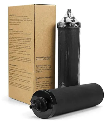 Produktbild von BB9-2 Wasserfilter kompatibel mit Ber-key Reinigungselementen Kartuschenelement Schwarz Premium Wasserfilter kompatibel mit Series Travel Big Royal Imperial Crown Light (2 Stš¹ck)