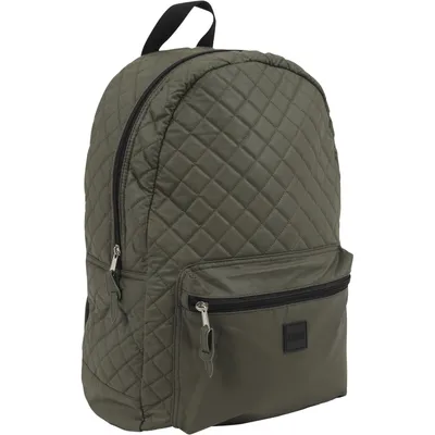Immagine prodotto di Zaino Batoh Urban Classics Diamond Quilt in Pelle finta trapuntata, colore oliva - UNI