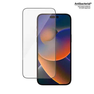 Immagine prodotto di PanzerGlass - Pellicola protettiva per telefono cellulare - adattabile a tutti - in vetro - colore cornice nero - per Apple iPhone 14 Pro Max (2786)