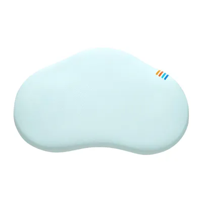 Produktbild von Silikon Babykissen Atmungsaktiv Baby Kopfkissen 55 × 33 × 3 cm, Schlafkissen für Babys von 6 Monaten bis 3 Jahren