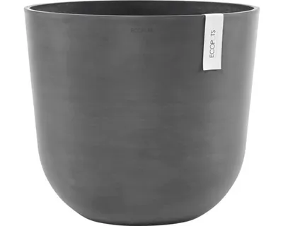 Obrázek produktu pro Květináč Ecopots Oslo plastový Ø 42,6 cm 45 x 45 x 39,4 cm šedý
