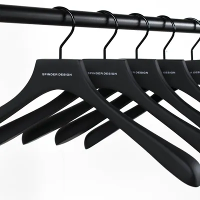 Produktbild von Spinder Design Lotus Kleiderbügel 5er Set - Schwarz