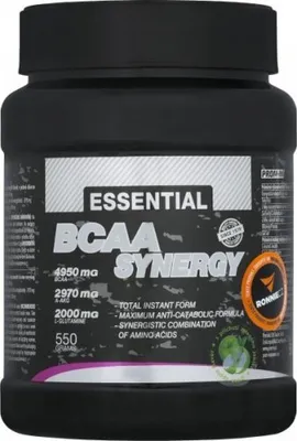 Immagine prodotto di Prom-In Essential BCAA Synergy 550 g arancia / Amminoacidi BCAA / BCAA istantanei in polvere arricchiti con A-AKG, glutammina e vitamina B6