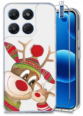 Productafbeelding van ETUI do Motorola Moto G37 WZORY ŚWIĘTA WZMACNIANE CLEAR CASE SZKŁO