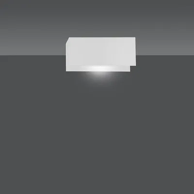 Obrázek produktu pro Nástěnná lampa GENTOR z bílé oceli