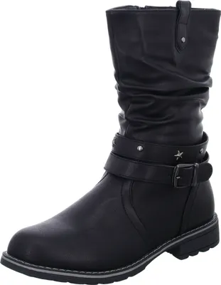 Produktbild von girlZ onlY Mädchen-Schaftstiefel gefüttert Schwarz, Farbe:schwarz, EU Größe:38
