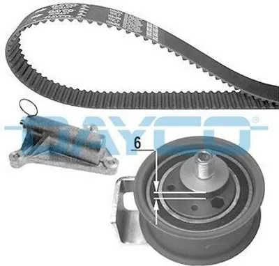 Produktbild von DAYCO KTB463 Zahnriemensatz für AUDI A4 Limousine (8D2, B5)