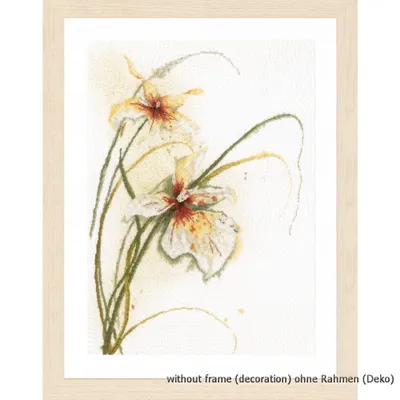 Produktbild von Lanarte Kreuzstich-Set „Orchidee“, Zählvorlage