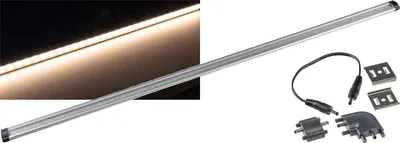 Produktbild von ChiliTec 21301 LED Unterbauleuchte "CT-FL80" 80cm 667lm, 6W, 3000K / warmweiß