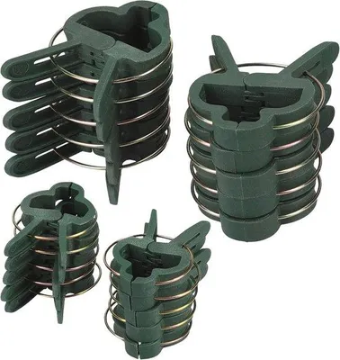 Productafbeelding van 100 x Plantenclips en Plantenbinders in 2 Maten voor Tuinplanten