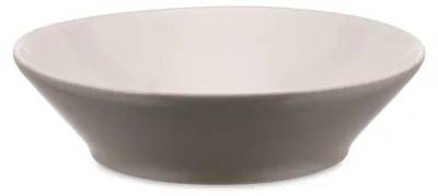 Soepbord-Set, 4 Stück, Lichtgrijs, Steinzeug, 20,5 cm
