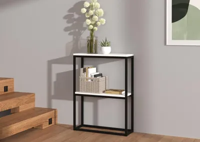 Obrázek produktu pro Odkládací stolek DANRA - černý / bílý