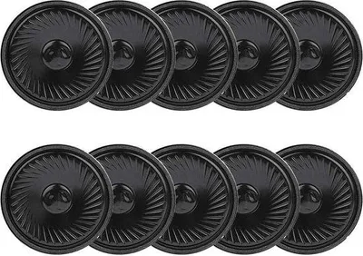 Image de Haut-parleurs 50 mm, 8 ohms (8 Ω) - 10 pièces : pièces de rechange pour sirène électronique de jouet.