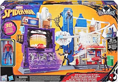 Obrázek produktu pro Marvel Spider-Man Hrací sada VenomVersus Web Slinging City, 4 rok/roky, Super Heroes