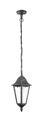 Immagine prodotto di Eglo 93455 Navedo lampada a sospensione per esterni Ø 23cm nero patina argento chiaro