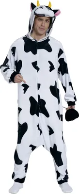 Produktbild von Fiestas Guirca - Kuh-Kostüm für Herren FG860 (S) (Weiß/Schwarz)