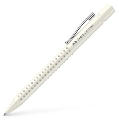 Image de FABER-CASTELL Stylo à bille GRIP 2010 blanc Couleur de l'encre bleu