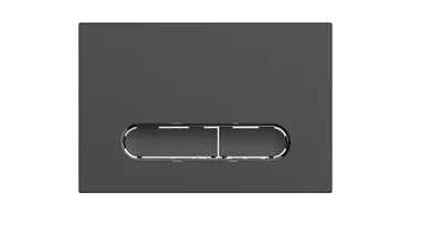 Produktbild von Profielenloods - Betätigungsplatte in Gunmetal – Passend für Geberit UP300, UP320 und UP720 – oval